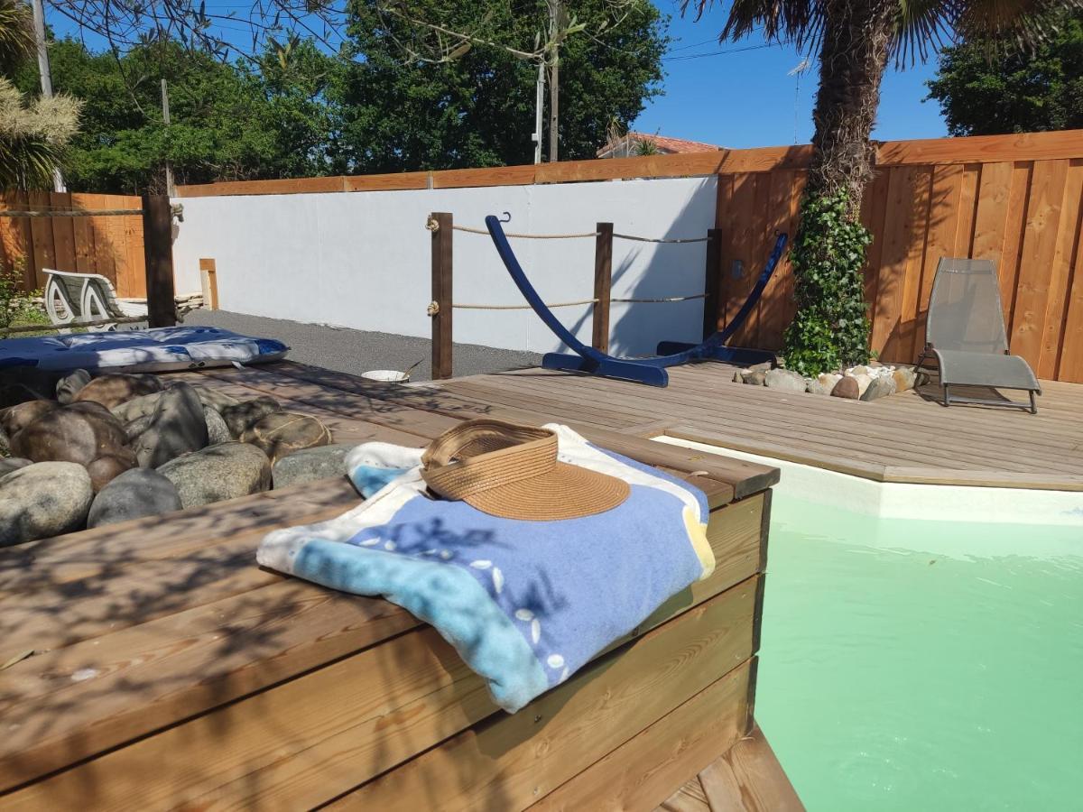 cottage la dune avec piscine Gujan-Mestras Extérieur photo