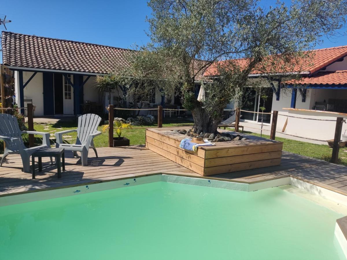cottage la dune avec piscine Gujan-Mestras Extérieur photo