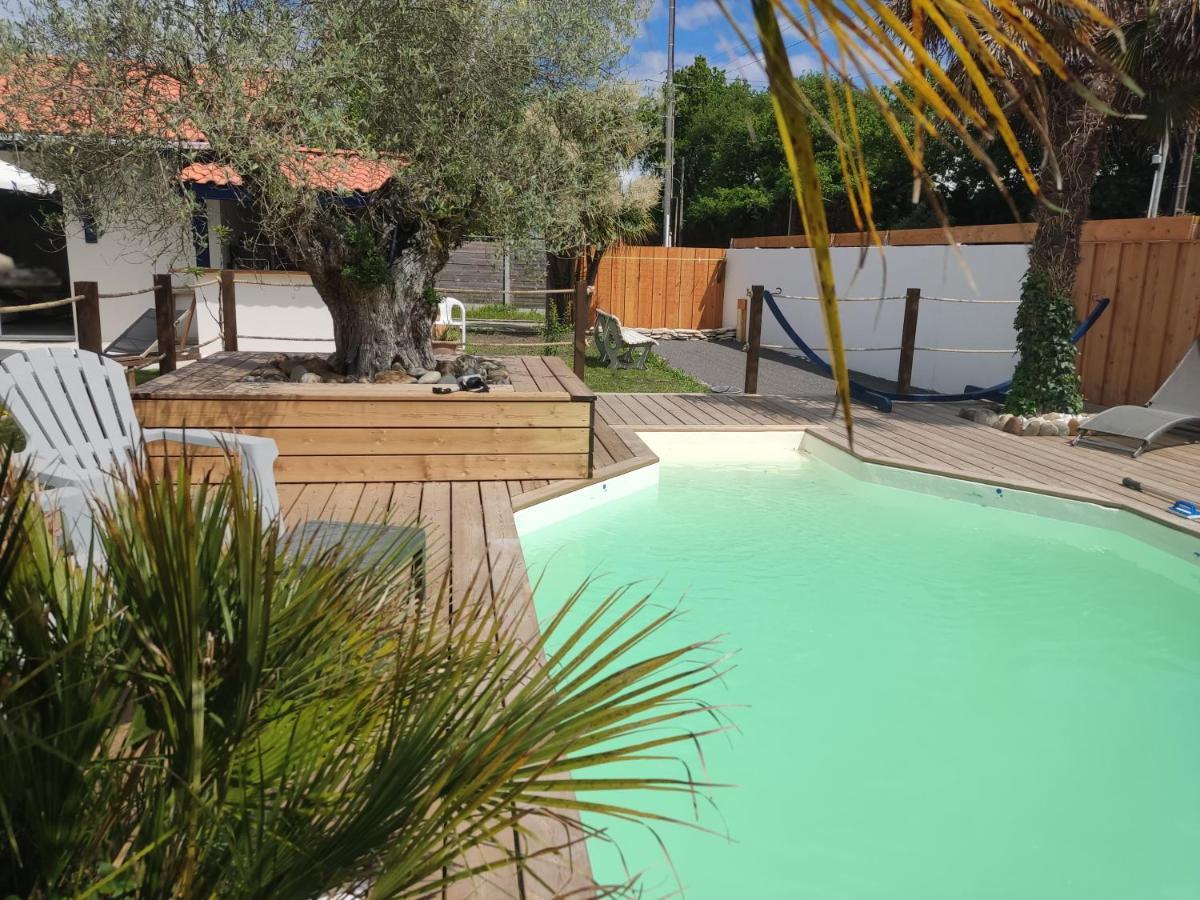 cottage la dune avec piscine Gujan-Mestras Extérieur photo