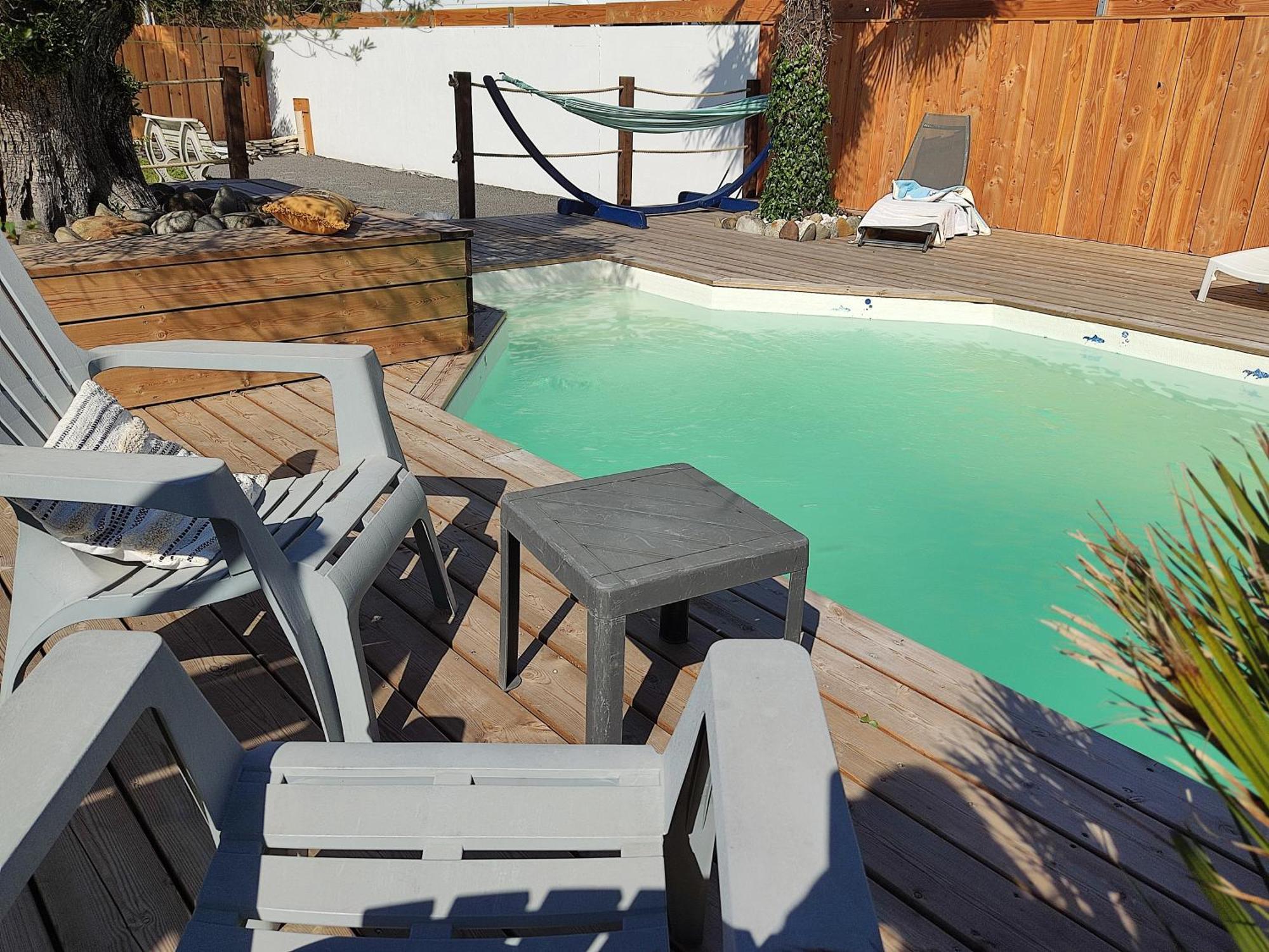 cottage la dune avec piscine Gujan-Mestras Extérieur photo